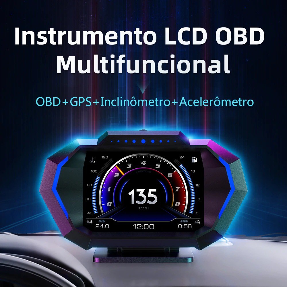 OBD + GPS de carro HUD P24