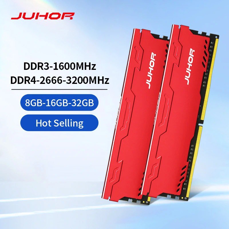 Juhor ddr4 ram 8gb 3200mhz 16gb 32gb