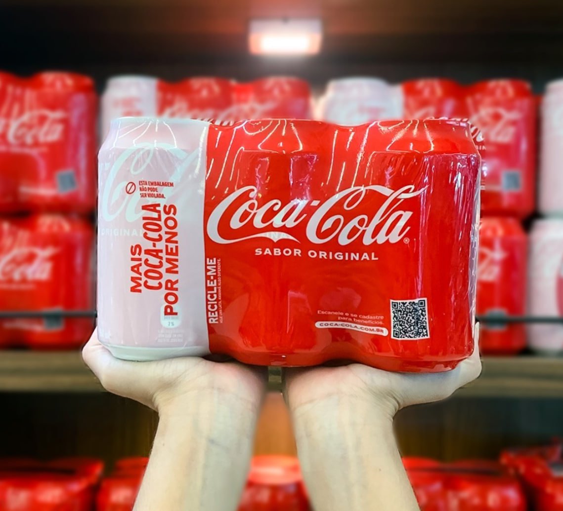 Pack de Coca-Cola Lata 350ml — 6 unidades