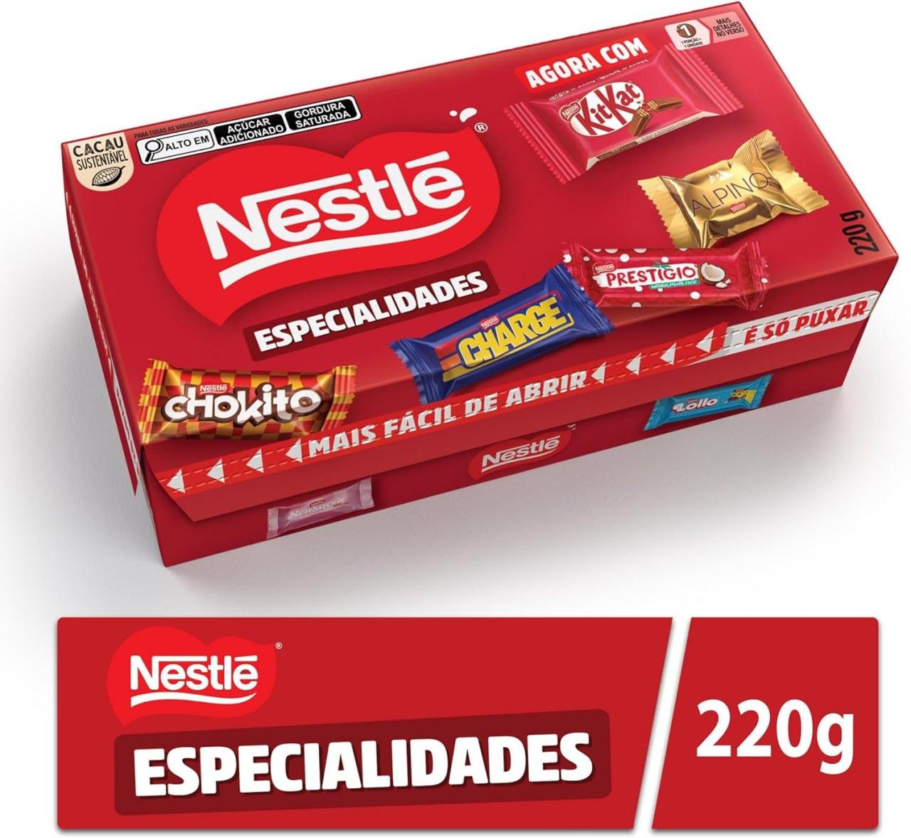 Bombom NESTLÉ Especialidades Caixa 220g